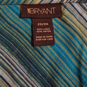 Oceanic-hued Linen Skirt for Summer